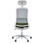 オフィスチェア(BELLA GMW ヘッドレスト付き GR) 5枚目画像