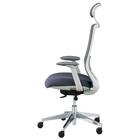 オフィスチェア(BELLA GMW 肘・ヘッドレスト付き GY) 3枚目画像