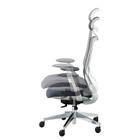 オフィスチェア(BELLA GMW 肘・ヘッドレスト付き GY) 8枚目画像