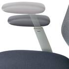 オフィスチェア(BELLA GMW 肘・ヘッドレスト付き GY) 10枚目画像