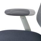 オフィスチェア(BELLA GMW 肘・ヘッドレスト付き GY) 11枚目画像