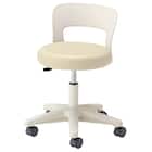 昇降チェア(CA-14L 背付き キャスター脚 PVC-CYE) 1枚目画像