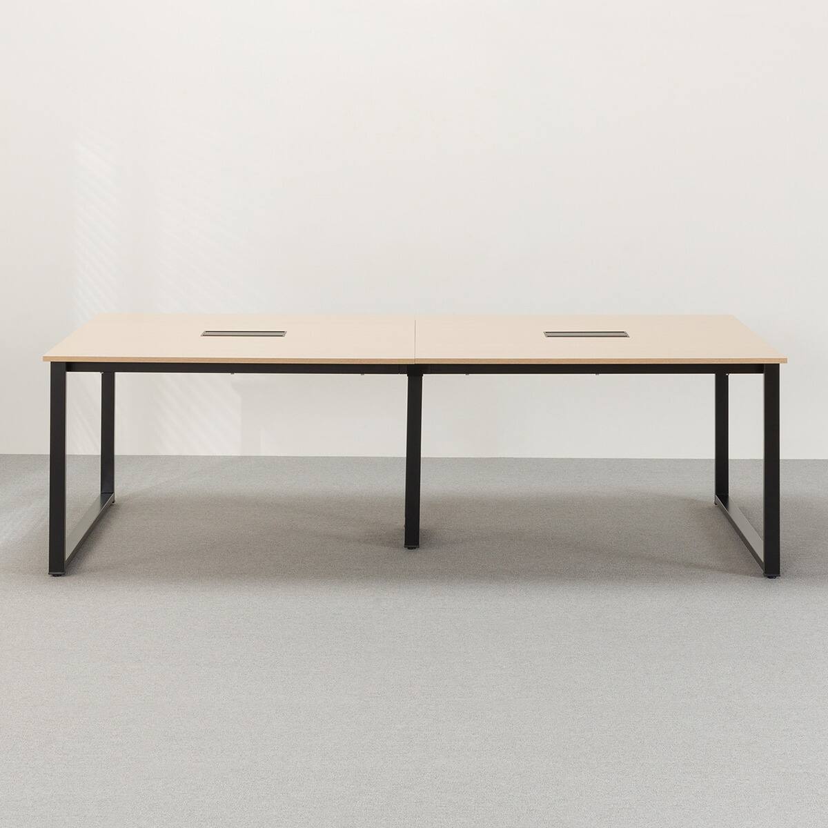 フリーアドレスデスク テーブル Nt 2400 Bk Oak 通販 ニトリネット 公式 家具 インテリア通販