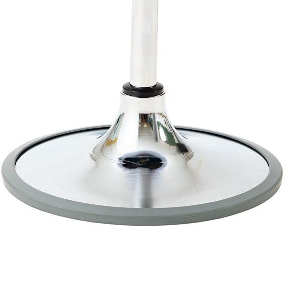 昇降チェア(CA-P14BL 背付き 円盤脚 ラバープロテクタ PVC-CYE) 4枚目画像