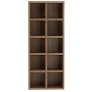 木製オープンシェルフ(ラチス FB-75T 2列5段)