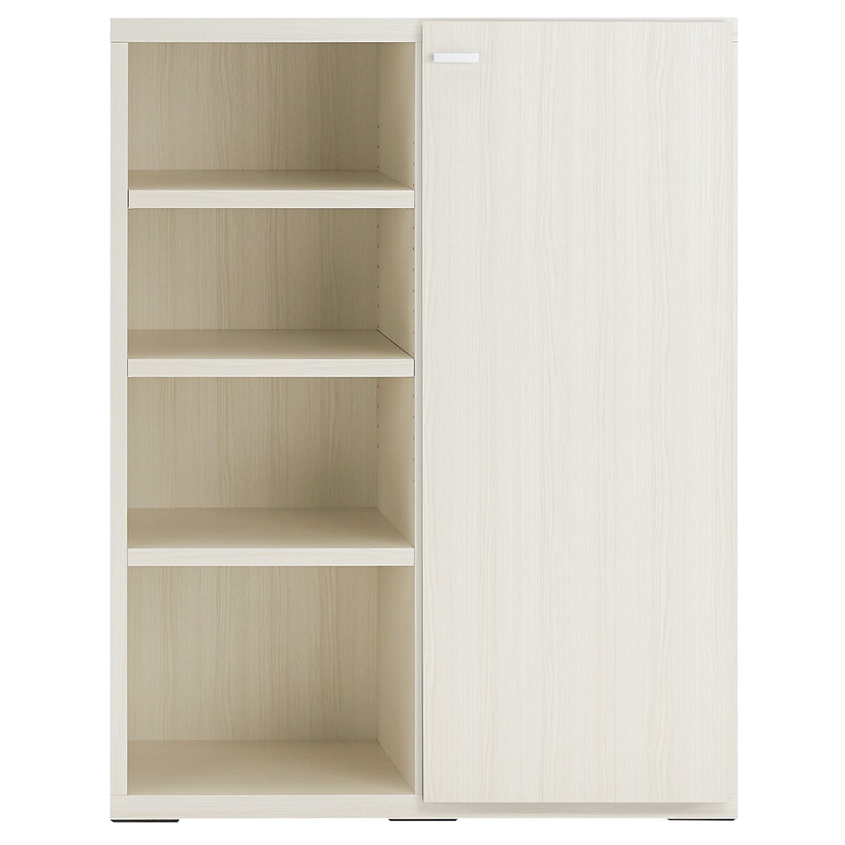 素敵な KFS-90 SHELF 木製書庫(両開き板戸 WW)通販 ニトリネット | 本棚・本収納