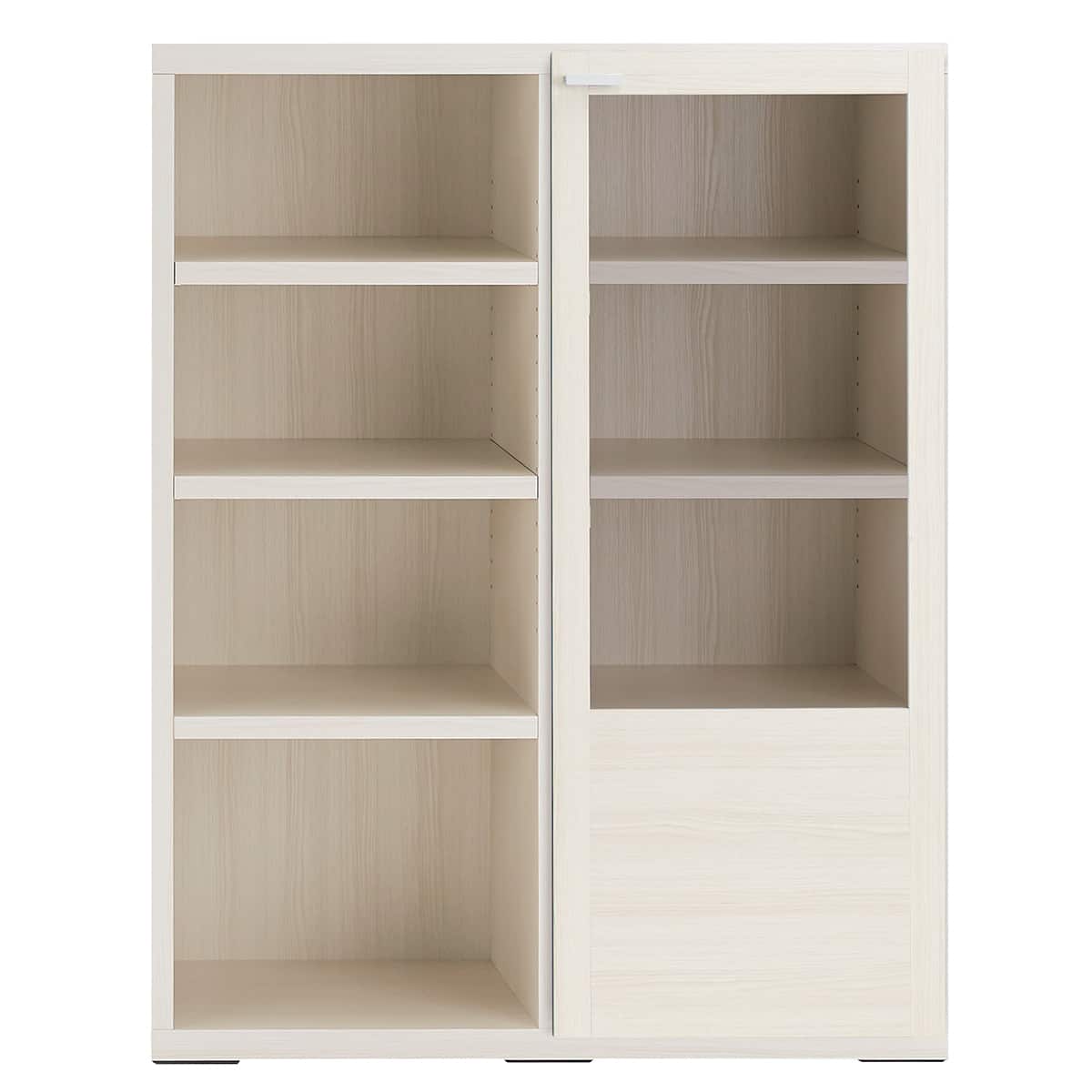 木製書庫(両開きガラス戸 SHELF GFS-90 WW) | ニトリネット【公式