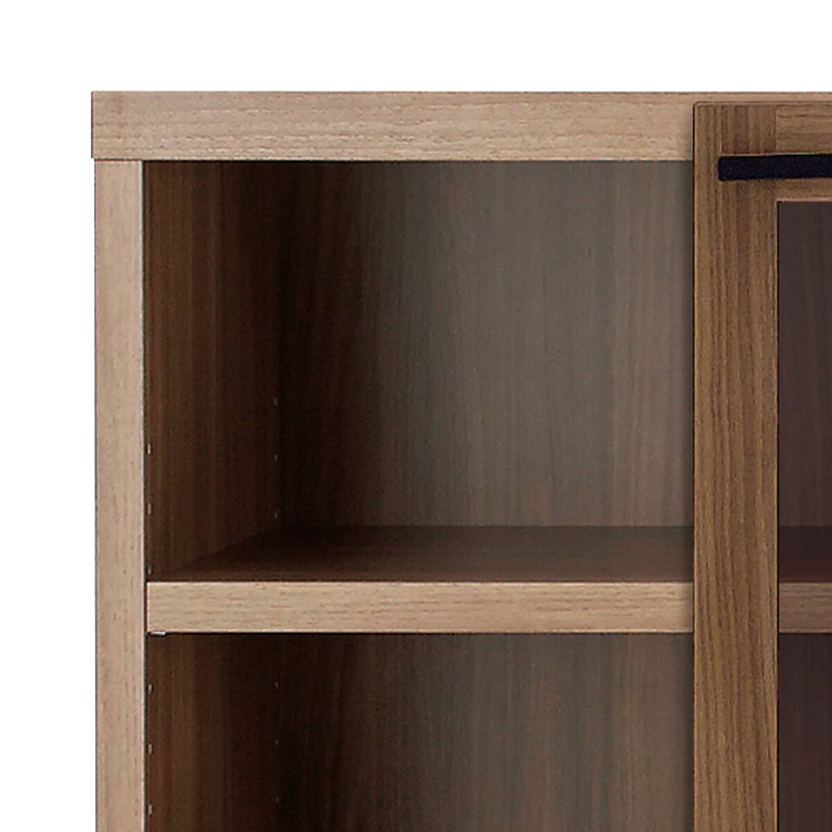 木製書庫(両開きガラス戸 SHELF GFD-60 WN) | ニトリネット【公式
