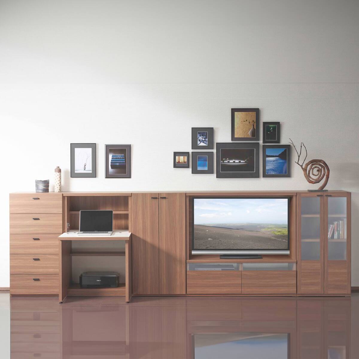 木製書庫(両開きガラス戸 SHELF GFD-74 WN) | ニトリネット【公式 木製書庫(両開きガラス戸 SHELF GFD-74 WN) | ニトリネット【公式