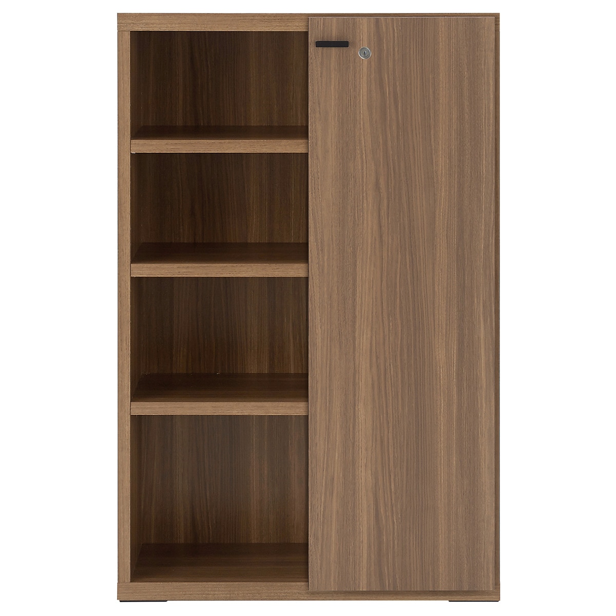 木製書庫(両開き板戸 鍵付 SHELF KFD-74 WN) | ニトリネット【公式