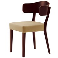 木製チェア(マニコA 1N 背板 A80 DBR)