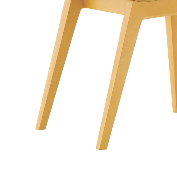 木製チェア(タストA 背板 D19 NA/GY) 3枚目画像