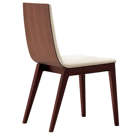 木製チェア(タストA 背板 A80-70 DBR/IV) 1枚目画像