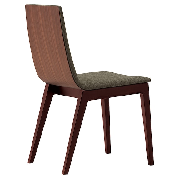 木製チェア(タストA 背板 D19 DBR/GY) 1枚目画像