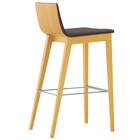 木製カウンターチェア(タストA 背板 D19 NA/GY) 1枚目画像