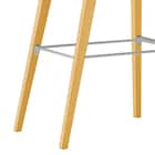 木製カウンターチェア(タストA 背板 D19 NA/GY) 3枚目画像