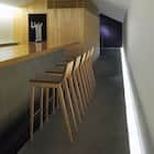 木製カウンターチェア(タストA 背板 D19 NA/GY) 6枚目画像