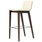 木製カウンターチェア(タストA 背板 A80-70 DBR/IV) 2枚目画像