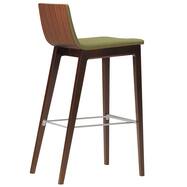 木製カウンターチェア(タストA 背板 D19布 脚:ダークブラウン)