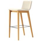 木製カウンターチェア(タストB 背張り A80-70 NA/IV) 1枚目画像