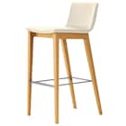 木製カウンターチェア(タストB 背張り A80-70 NA/IV) 1枚目画像