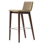木製カウンターチェア(タストB 背張り A80 脚:ダークブラウン)