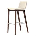 木製カウンターチェア(タストB 背張り A80-70 DBR/IV) 1枚目画像