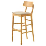 木製カウンターチェア(アデス A80 NA)