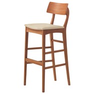 木製カウンターチェア(アデス 3N A80 MBR)