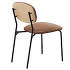 スチール脚チェア(ルペDG-B25-3 LBR/LBR) 2枚目画像