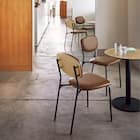 スチール脚チェア(ルペDG-B25-3 LBR/LBR) 3枚目画像