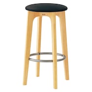 木製カウンターチェア(パルマスL-5N 高さ65cm A80 DBR)