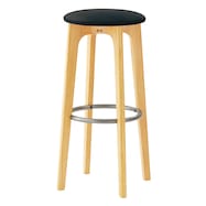 木製カウンターチェア(パルマスH-5N 高さ75cm A80 DBR)