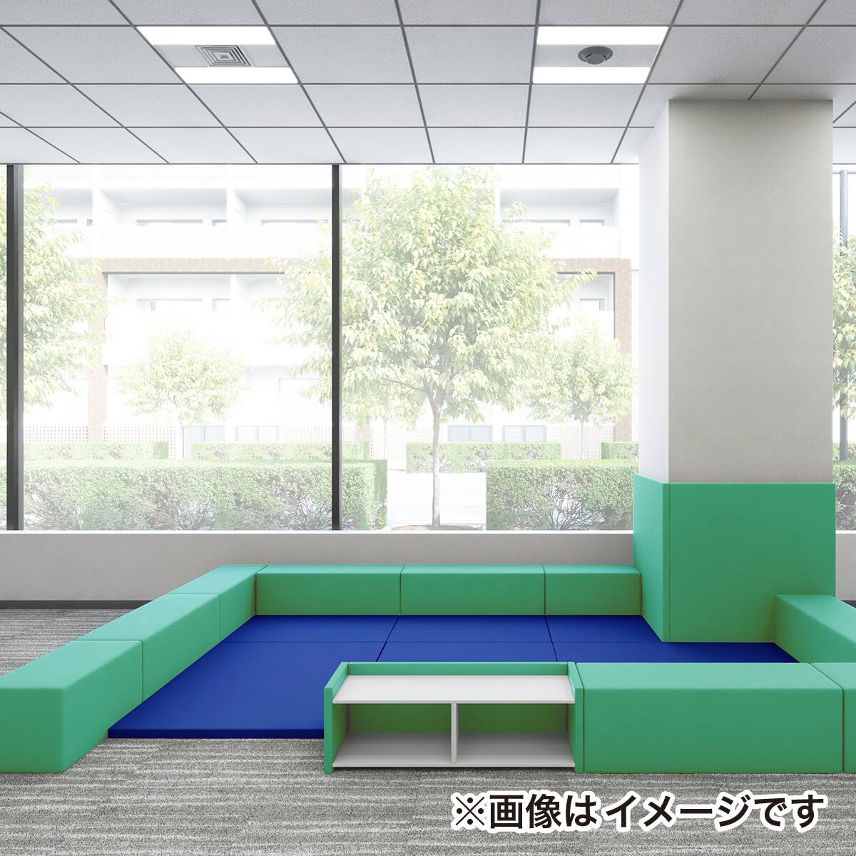 【決まりました】キッズコーナーマット 木のおもちゃ カルテット / キッズコーナーマット (16枚セット