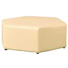 合皮スツール(ケイク90-30 六角形 MP-03 BE) 1枚目画像