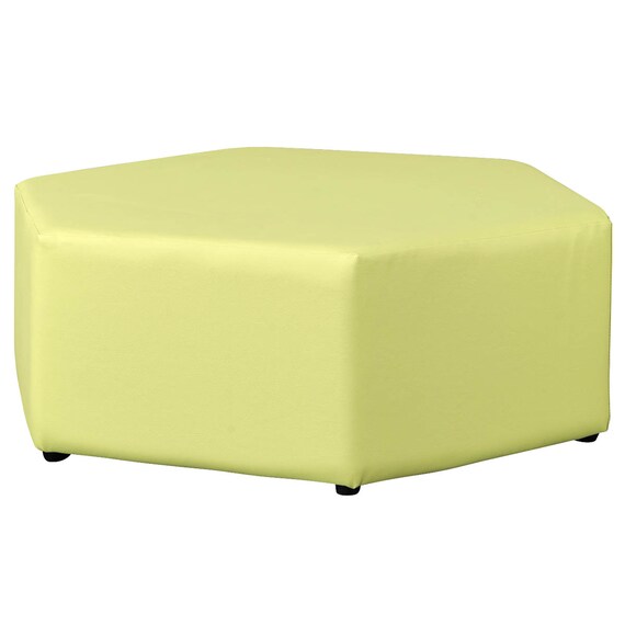 合皮スツール(ケイク90-30 六角形 MP-18 LGR) 1枚目画像