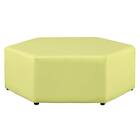 合皮スツール(ケイク90-30 六角形 MP-18 LGR) 2枚目画像