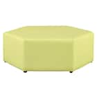 合皮スツール(ケイク90-30 六角形 MP-18 LGR) 2枚目画像