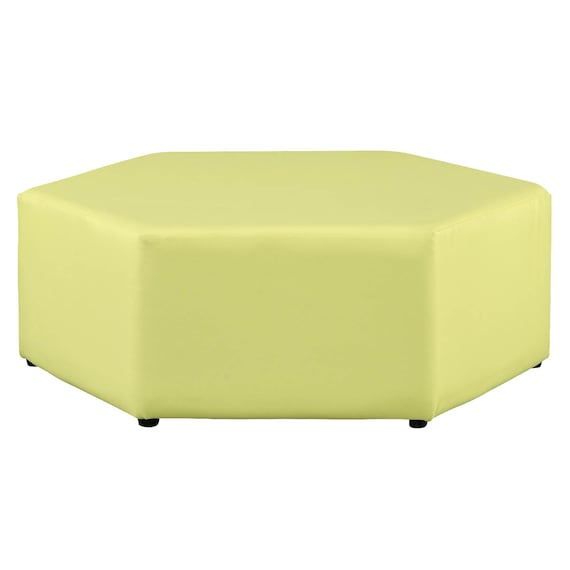 合皮スツール(ケイク90-30 六角形 MP-18 LGR) 2枚目画像