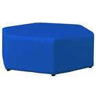 合皮スツール(ケイク90-30 六角形 MP-29 BL) 1枚目画像