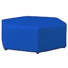 合皮スツール(ケイク90-30 六角形 MP-29 BL) 1枚目画像