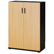 木製キャビネット(ブリザ2 3段 フル扉タイプ)