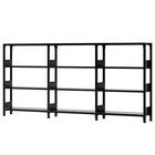 3連スチール書架(天地4段 RKU 1350-340 BK) 1枚目画像