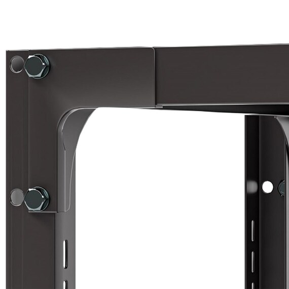 3連スチール書架(天地4段 RKU 1350-340 BK) 4枚目画像