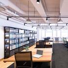 3連スチール書架(天地4段 RKU 1350-340 BK) 6枚目画像