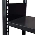 2連スチール書架(天地4段 RKU 1350-340 BK) 3枚目画像