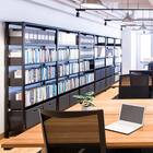 スチール書架(天地4段 RKU 1350-340 BK) 5枚目画像