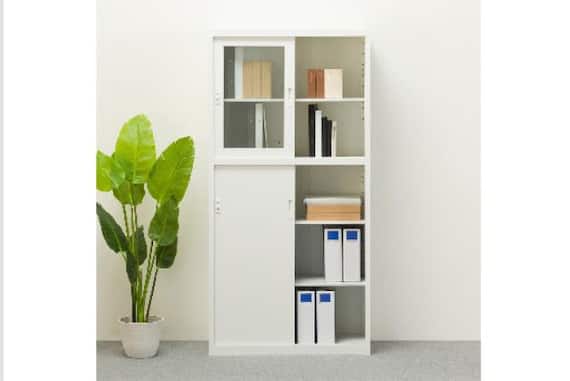 スチールキャビTSNS3-02N-WH ヒキド 4枚目画像