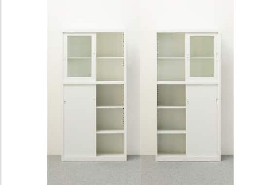 スチールキャビTSNS3-02N-WH ヒキド 6枚目画像