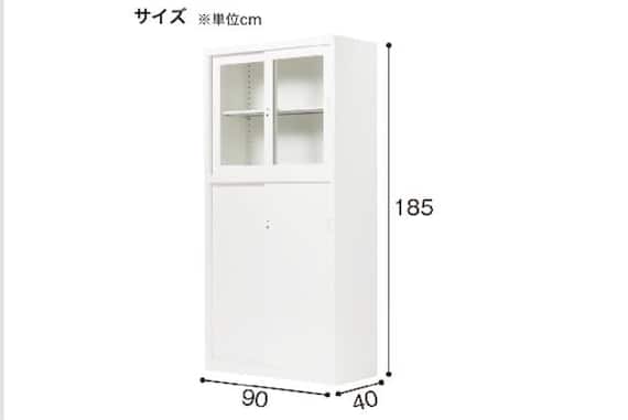 スチールキャビTSNS3-02N-WH ヒキド 20枚目画像